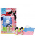 Iwako Puzzle Eraser -  Mt. Fuji and Maiko - (Made in Japan)
