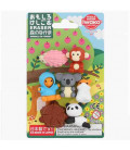 Iwako Puzzle Eraser - Animals in Forest  - (Made in Japan)