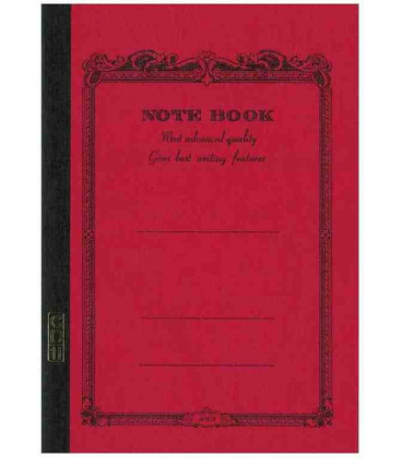 Apica CD11-BK Notebook (Tamaño A5, color rojo)