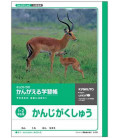 Cuadernillo Kyokuto para práctica de escritura de los Kanji - Ficha completa de 1 kanji por página