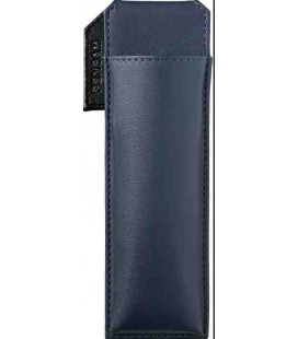 Porta bolígrafos magnético japonés de cuero - Modelo Pensam 2001 (Blue) - Color azul oscuro