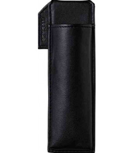 Porta bolígrafos magnético japonés de cuero - Modelo Pensam 2001 (Black) - Color negro