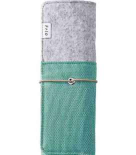 Estuche plegable japonés - Modelo Frio 8401 (Green) - Color gris y verde