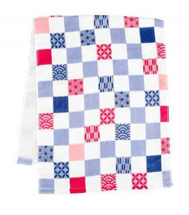 Toalla japonesa tenugui Kurochiku (Kyoto)- Modelo Idori ichimatsu