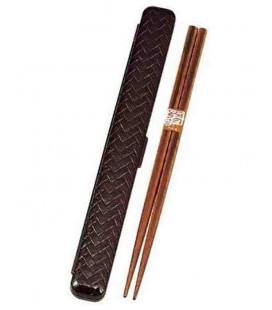 Palillos con estuche - Modelo 33052 - Set Tamari (Marron)