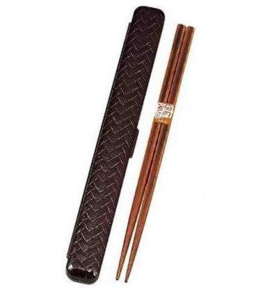 Palillos con estuche - Modelo 33052 - Set Tamari (Marron)