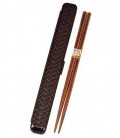 Palillos con estuche - Modelo 33052 - Set Tamari (Marron)