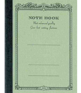 Apica CD10 Notebook (Tamaño A6 - Color verde claro - Pauta rayada - 104 páginas)