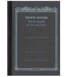 Apica CD8 - Notebook (Tamaño B7 - Color negro - Pauta rayada - 72 páginas)