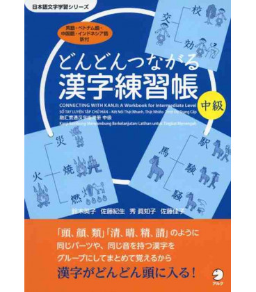 Dondon tsunagaru kanji renshu-cho chukyu - Connecting with Kanji: A Workbook for Intermediate level