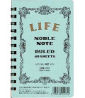 Life Noble Note - N72 (Tamaño 127x80mm - Color Azul claro -  A rayas - 40 paginas)