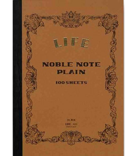 Life Noble Memo - N29 (Tamaño B6 - Color marron - Liso - 100 paginas)