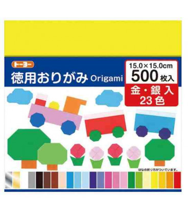 Tokuyo  Origami - 15x15 cm - 500 Origami