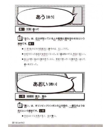 Nekko Japanese-Japanese Learner's Dictionary 300 of the Most Common Verbs and Adjective