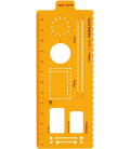 Kokuyo Jibun Techo Goods - Template Plan Orange - Line and borders