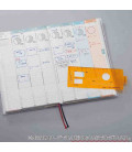 Kokuyo Jibun Techo Goods - Template Plan Orange - Line and borders