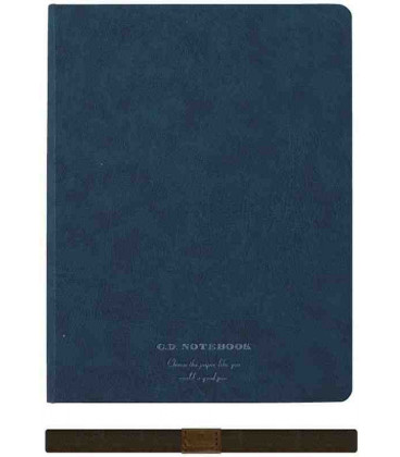 Apica Premium C.D. Notebook - Hardcover - Tamaño A5 - Color azul marino - Pauta rayada - 96 hojas