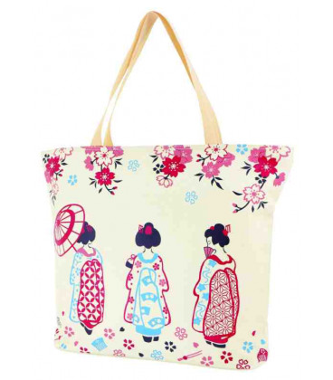 Bolso japonés Kurochiku - Modelo Maiko - 100% poliéster
