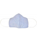 Mascarilla Japonesa Textil y Lavable - Cool Mask - Estampado azul
