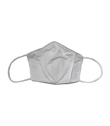 Mascarilla Japonesa Textil y Lavable - Cool Mask - Estampado de flores violetas