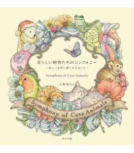 Symphony of Cute Animals - Libro para colorear