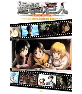 Shingeki no Kyojin  (El ataque de los titanes) Sticker & Postcard Book