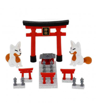 Iwako Puzzle Eraser - Shrine - (Gomas de borrar con diseños) Hecho en Japón 