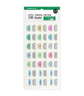 Kokuyo Jibun Techo Goods - Etiquetas índice - Mini A5 Slim - 2 Unidades