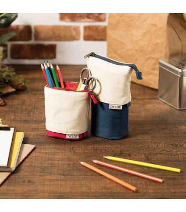 Delde (Sun-Star) - Estuche Slide Pen Pouch - Color azul marino