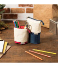 Delde (Sun-Star) - Estuche Slide Pen Pouch - Color azul marino