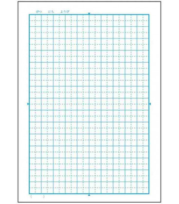 Cuadernillo Kyokuto para práctica de escritura de kanji y palabras - 150 kanjis por página