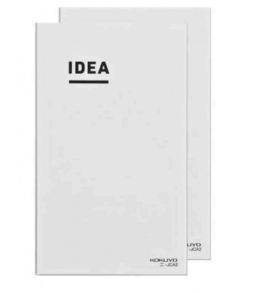 Kokuyo Jibun Techo Idea - Cuaderno tamaño B6 - Pauta a cuadros - 2 Unidades