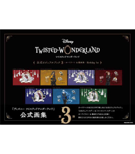 Disney Twisted Wonderland - Official Visual Book 3 Card Art & Drawing Collection - Birthday 1st