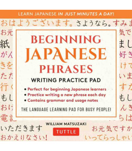 Beginning Japanese Phrases Writing Practice Pad