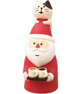 Decole - Neko nose Santa (Cat riding Santa) - Coleção Concombre Kurisumasu Ref. ZXS-35016X