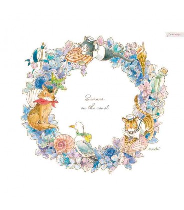 Kodawari nurie shi - Seasonal Wreaths of Plans and friends - Livro de colorir