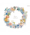 Kodawari nurie shi - Seasonal Wreaths of Plans and friends - Livro de colorir