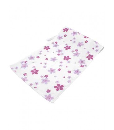 Toalha tenugui japonesa Kurochiku (Kyoto) - Modelo Maizukara murasaki