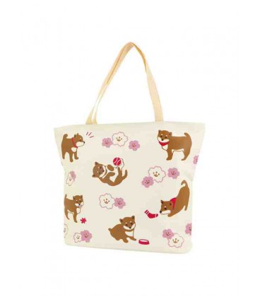 Sacola japonesa Kurochiku - Modelo Shibainu - 100% poliéster
