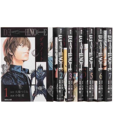 Death Note - Edição Bunko - Coleção completa em 7 volumes
