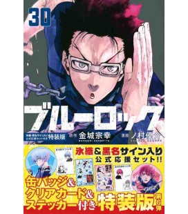 Blue Lock Vol.30 - Special edition with official support set signed by Hiori and Kurona