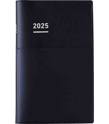Jibun Techo Kokuyo - Agenda 2025 - Biz Diary - A5 Slim - Preto