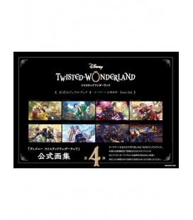 Disney Twisted Wonderland - Official Visual Book 4 - Card Art & Line Drawings - Event 2nd