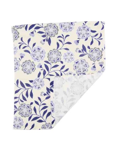 Lenço japonês Kurochiku (Kyoto)- Modelo Onsen Usu Hai Hana