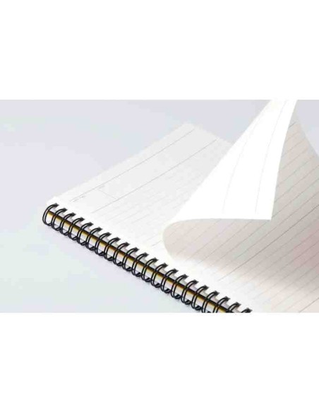 Maruman Mnemosyne Soft Notebook N295-06 (Formato A5) - Pautado 7 mm - 80 folhas - Branco
