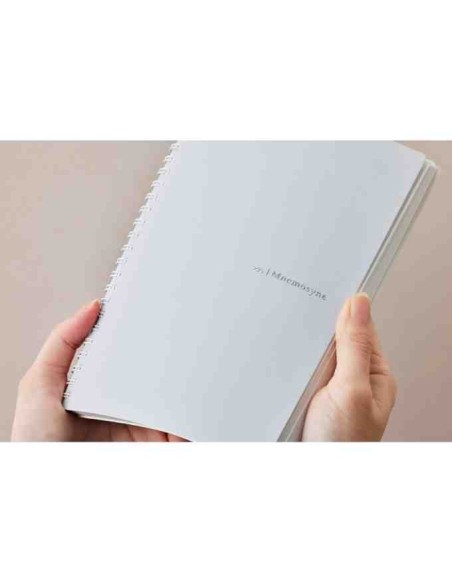 Maruman Mnemosyne Soft Notebook N295-51 (Formato A5) - Pautado 7 mm - 80 folhas - Cinza