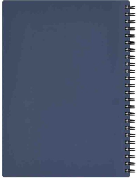 Maruman Mnemosyne Soft Notebook N295-72 (Formato A5) - Pautado 7 mm - 80 folhas - Azul