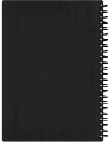 Maruman Mnemosyne Soft Notebook N295-05 (Formato A5) - Pautado 7 mm - 80 folhas - Preto