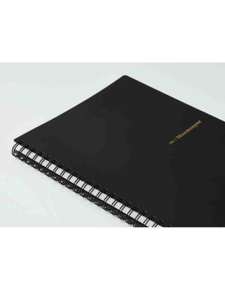 Maruman Mnemosyne Soft Notebook N295-05 (Formato A5) - Pautado 7 mm - 80 folhas - Preto
