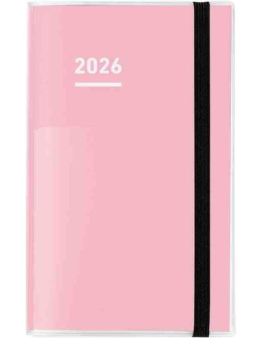 Jibun Techo Kokuyo - Agenda 2025 - Diary + Life + Idea set -  A5 Slim - Rosa